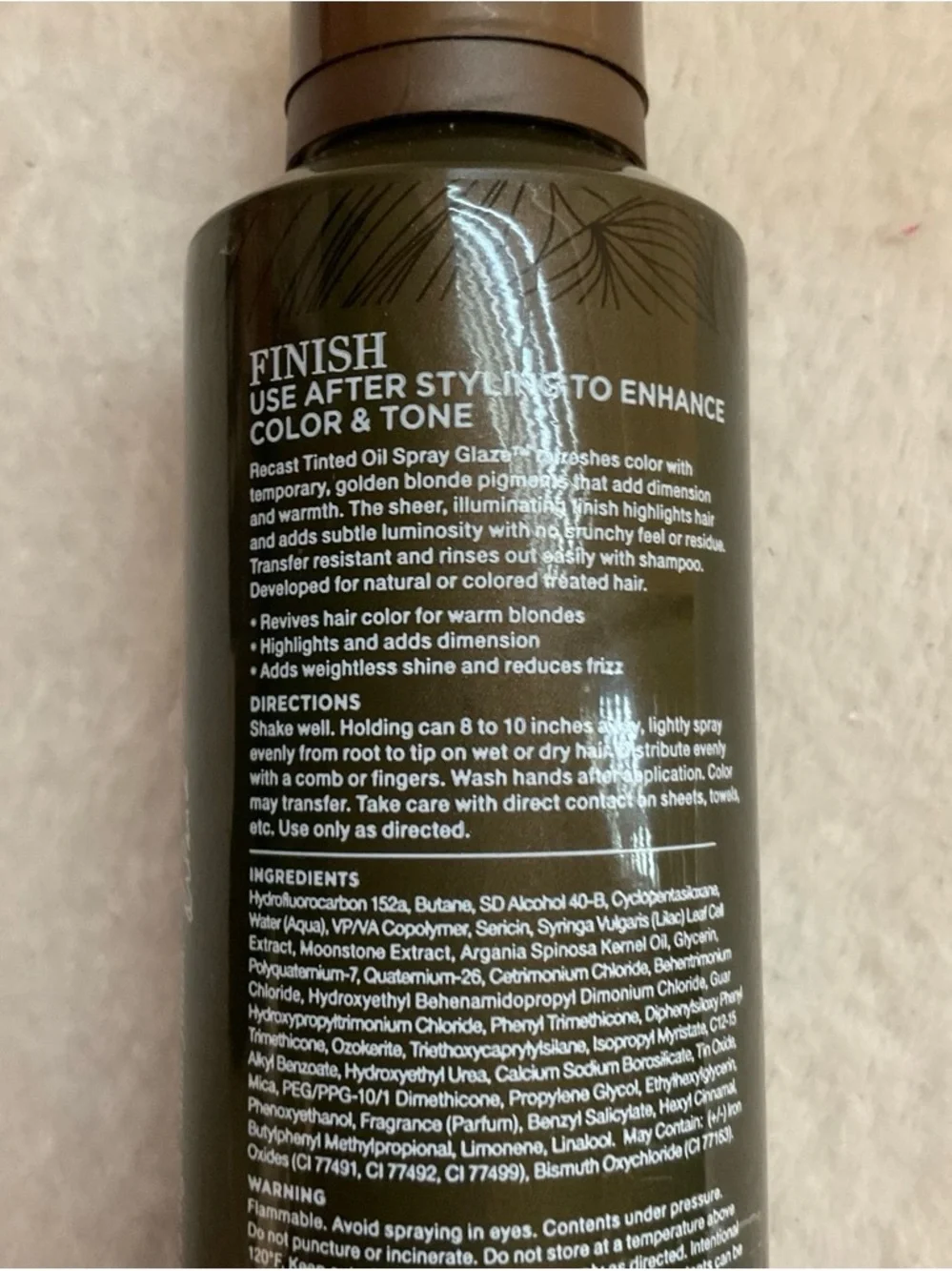 Recast Tinted Oil Spray Glaze - Green Shade